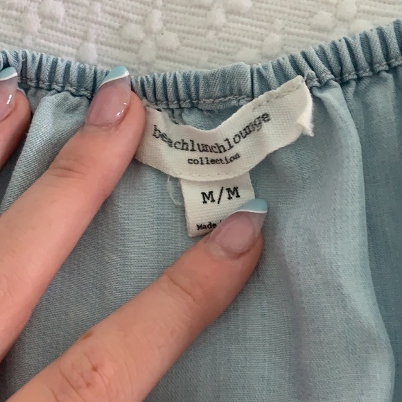 Blue flow Top - Picture 3 of 3